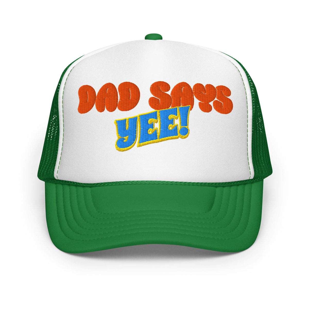 w8v clothing Hats > Trucker Hats Dad Says Yee Bay Area Trucker Hat Dad Says Yee Bay Area Trucker Hat
