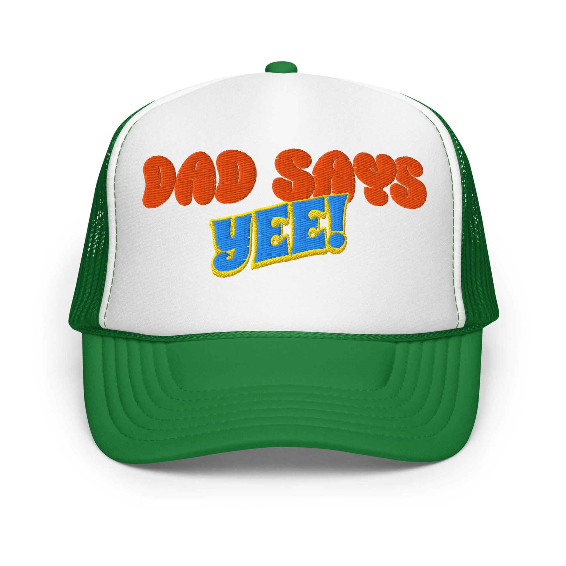 w8v clothing Hats > Trucker Hats Dad Says Yee Bay Area Trucker Hat Dad Says Yee Bay Area Trucker Hat