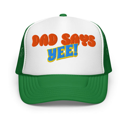 w8v clothing Hats > Trucker Hats Dad Says Yee Bay Area Trucker Hat Dad Says Yee Bay Area Trucker Hat