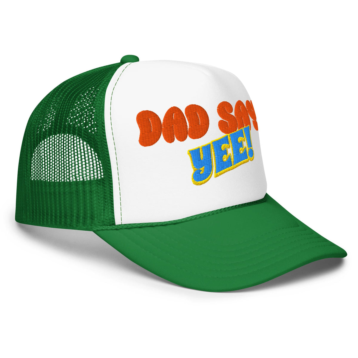 w8v clothing Hats > Trucker Hats Dad Says Yee Bay Area Trucker Hat Dad Says Yee Bay Area Trucker Hat