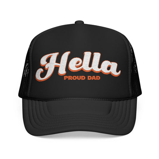w8v clothing Hats > Trucker Hats Hella Proud Dad Trucker Hat Hella Proud Dad Trucker Hat
