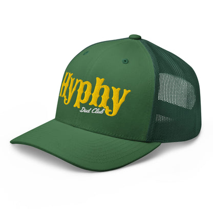 w8v clothing Hats > Trucker Hats Hyphy Dad Club Green Trucker Hat Hyphy Dad Club Green Trucker Hat