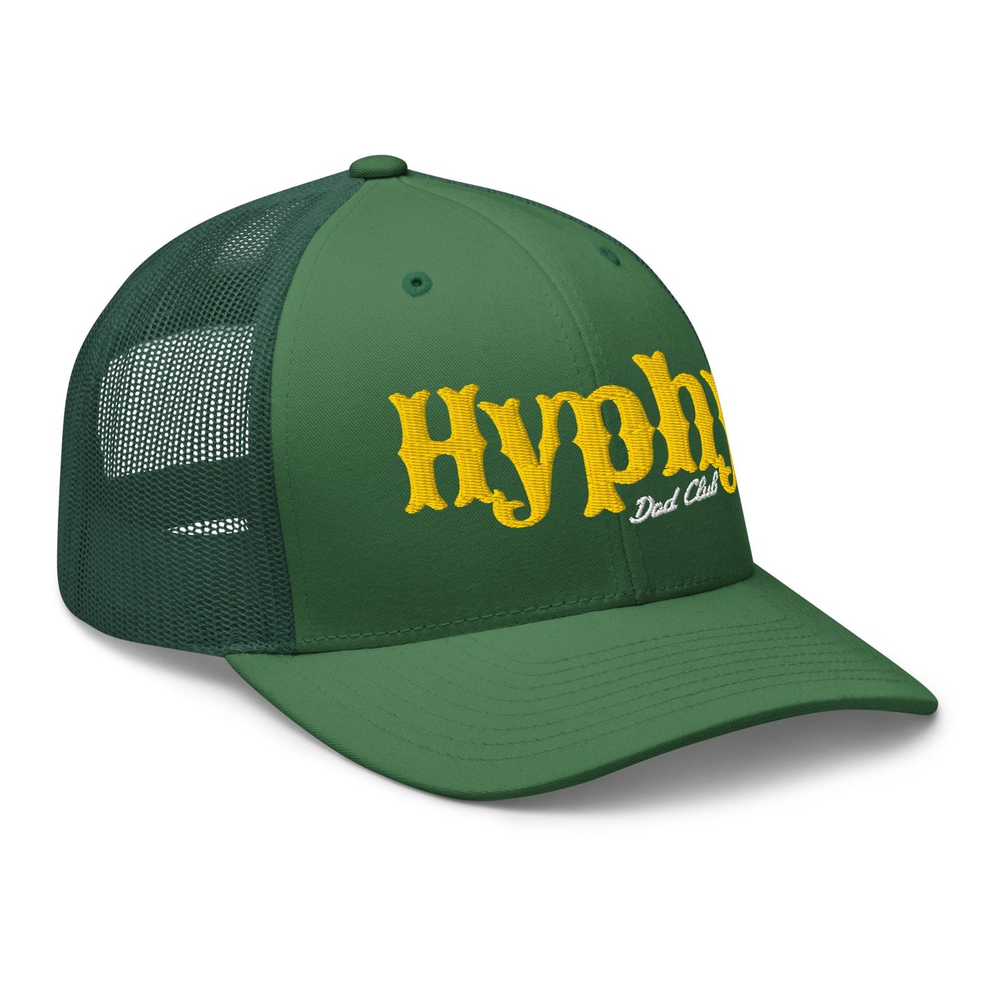 w8v clothing Hats > Trucker Hats Hyphy Dad Club Green Trucker Hat Hyphy Dad Club Green Trucker Hat