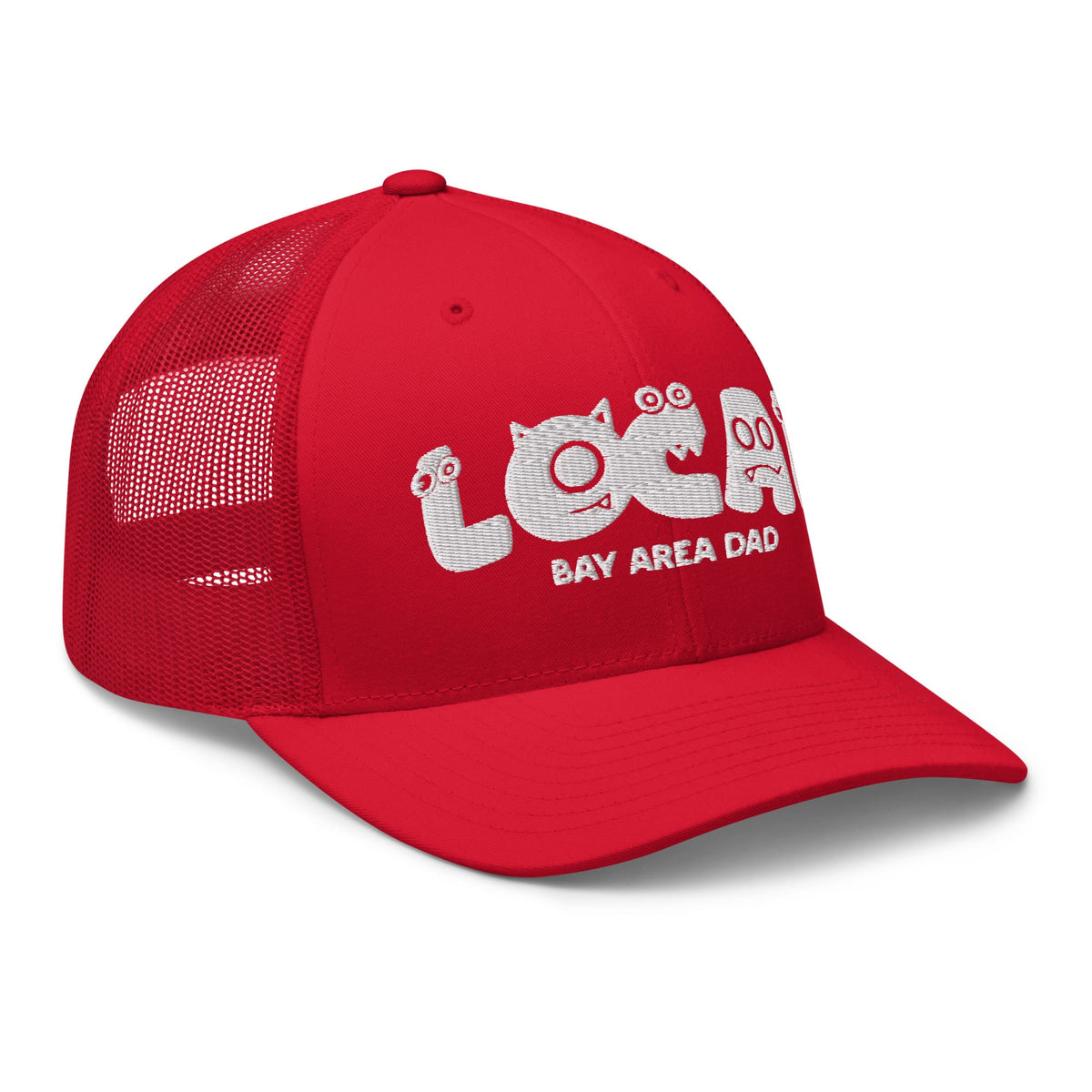 w8v clothing Hats > Trucker Hats LOCAL Monster Bay Area Dad Trucker Hat LOCAL Monster Bay Area Dad Trucker Hat