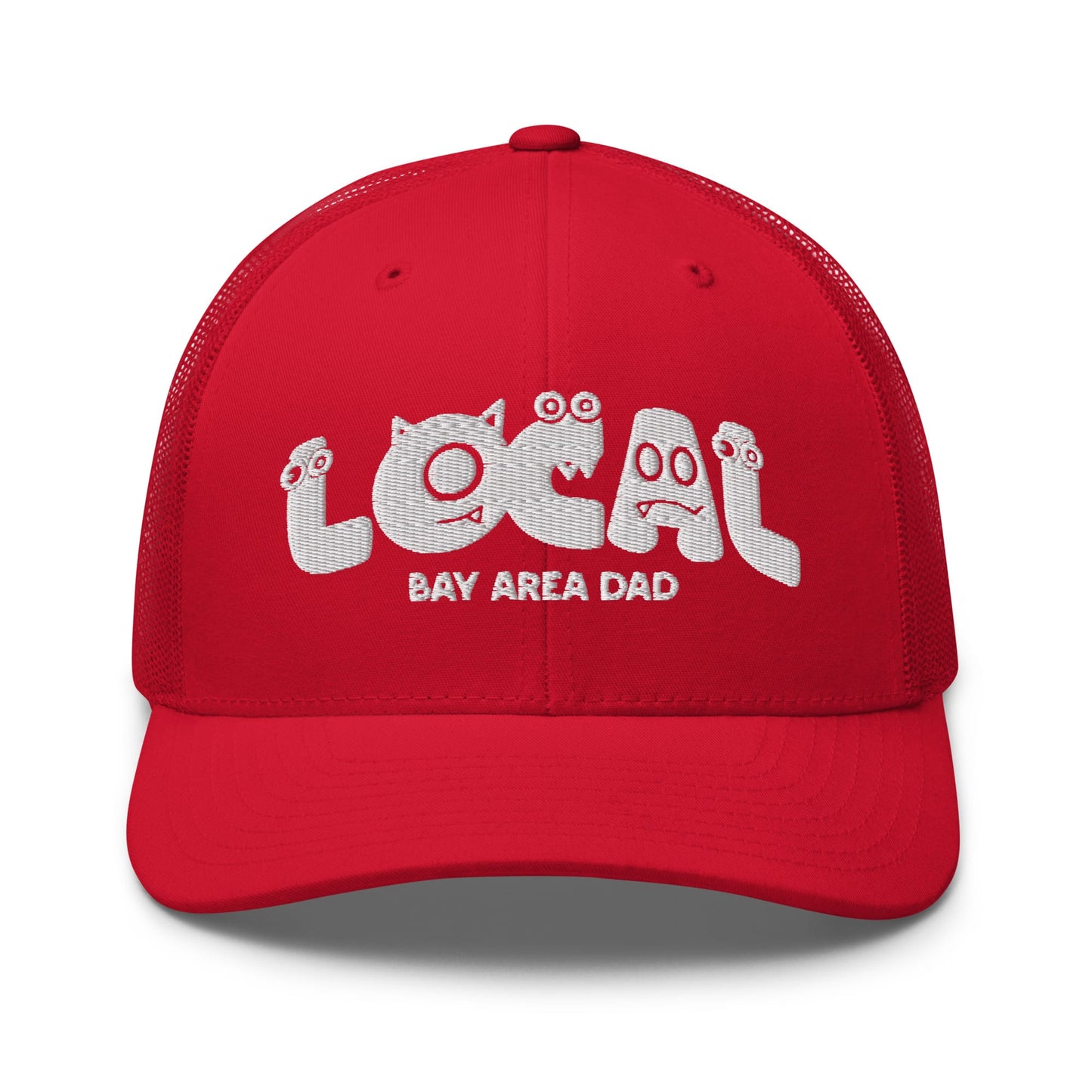 w8v clothing Hats > Trucker Hats LOCAL Monster Bay Area Dad Trucker Hat LOCAL Monster Bay Area Dad Trucker Hat