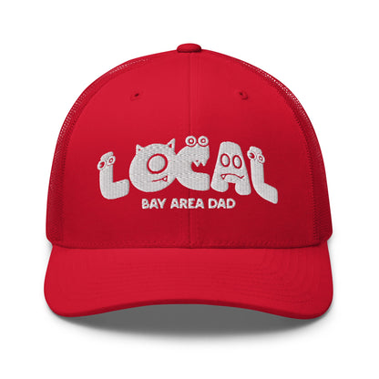 w8v clothing Hats > Trucker Hats LOCAL Monster Bay Area Dad Trucker Hat LOCAL Monster Bay Area Dad Trucker Hat