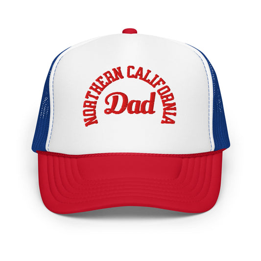 w8v clothing Hats > Trucker Hats Northern California Dad Trucker Hat Northern California Dad Trucker Hat