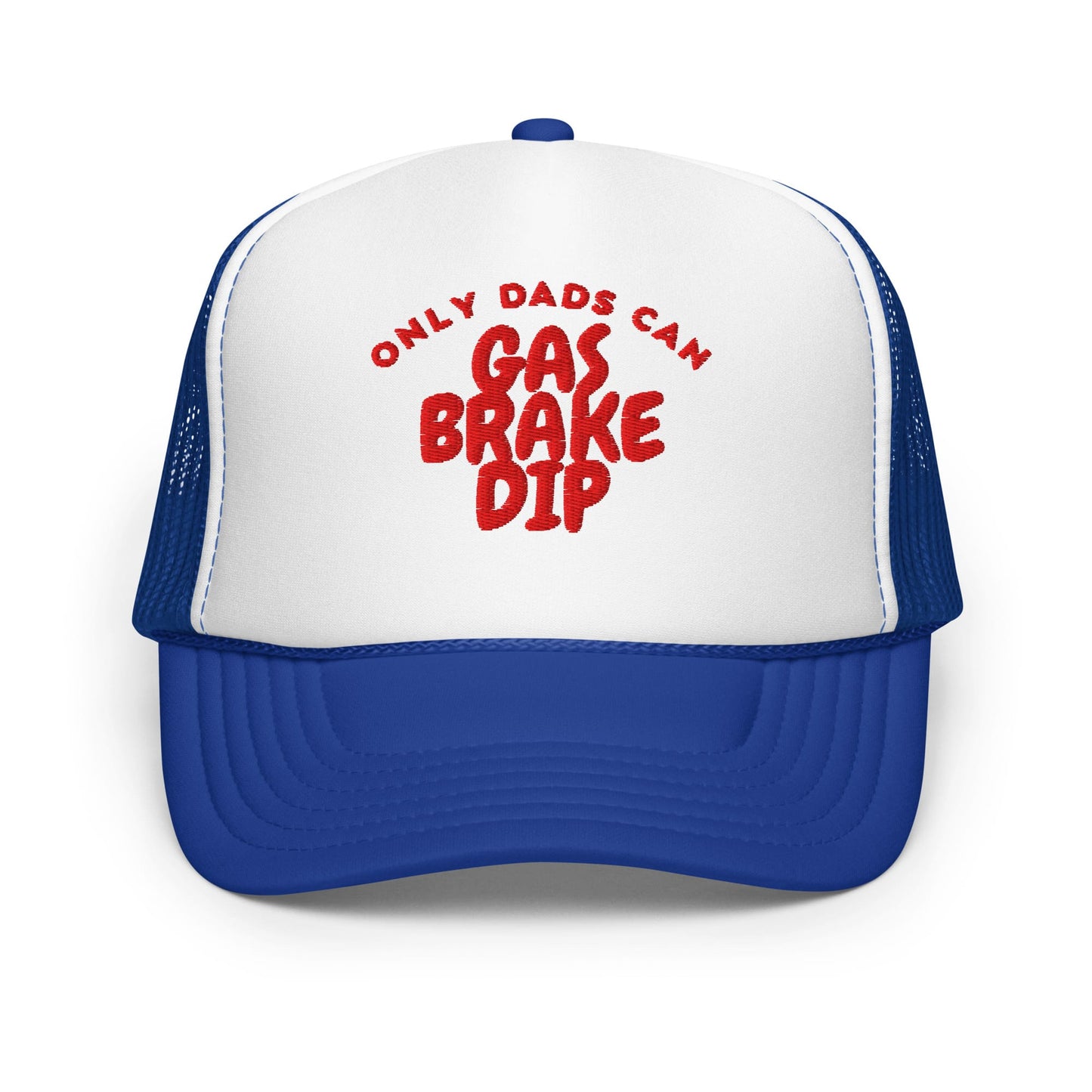 w8v clothing Hats > Trucker Hats Only Dads Can Gas Brake Dip Trucker Hat Only Dads Can Gas Brake Dip Trucker Hat