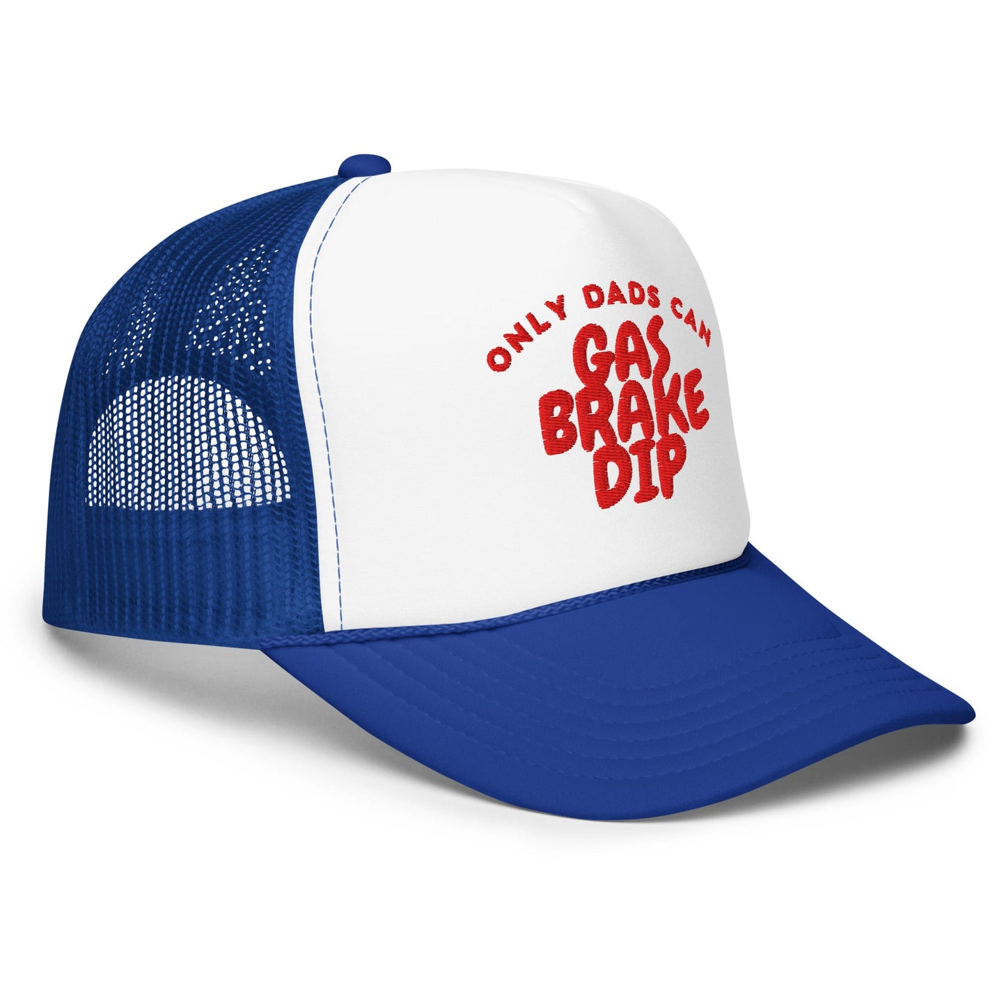 w8v clothing Hats > Trucker Hats Only Dads Can Gas Brake Dip Trucker Hat Only Dads Can Gas Brake Dip Trucker Hat