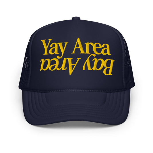 w8v clothing Hats > Trucker Hats Yay Area Bay Area Trucker Hat Yay Area Bay Area Trucker Hat
