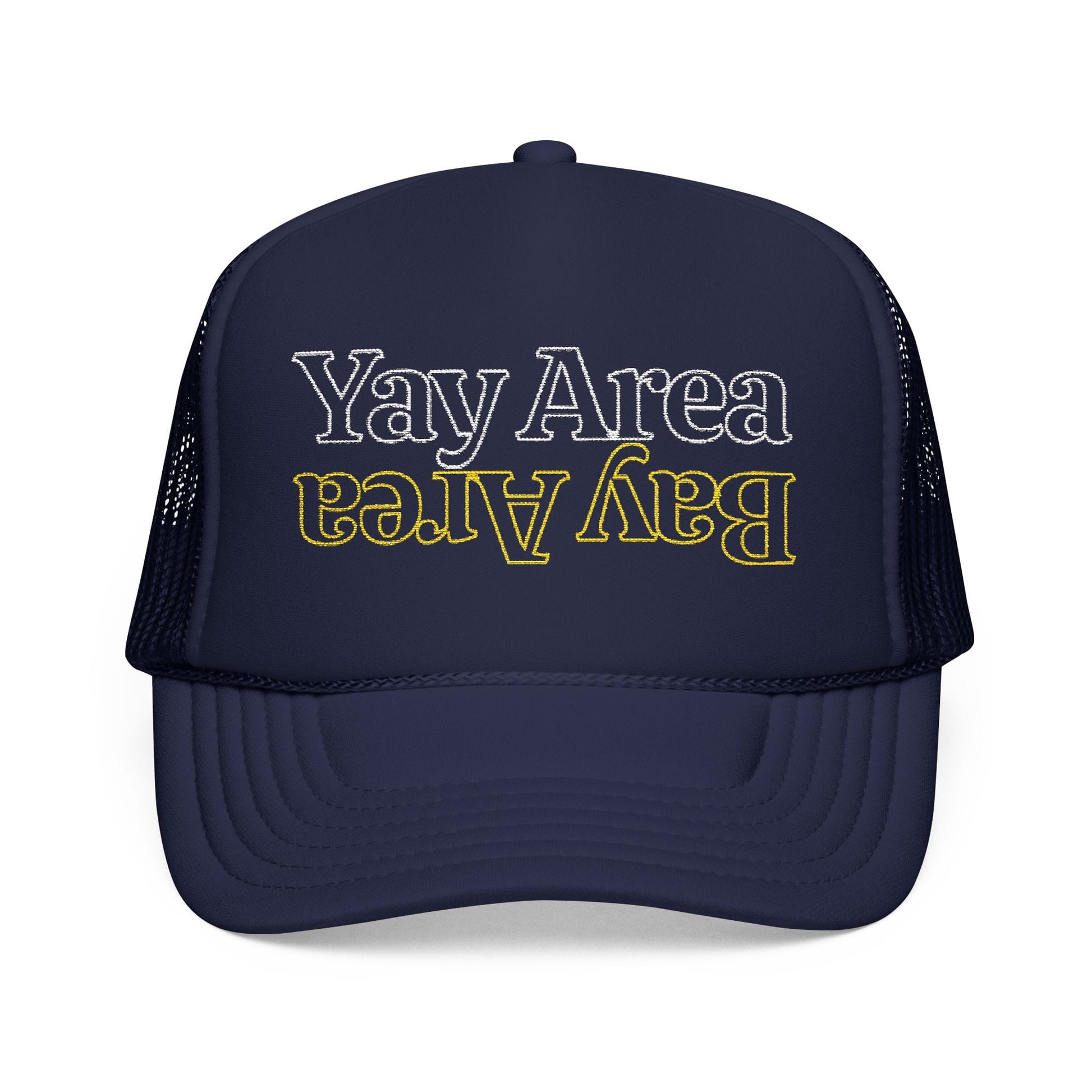 w8v clothing Hats > Trucker Hats Yay Area Outline Trucker Hat Yay Area Outline Trucker Hat