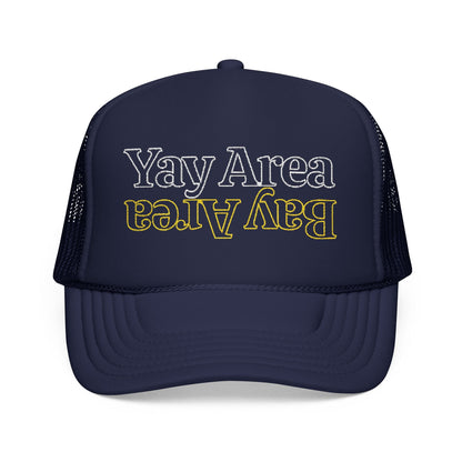 w8v clothing Hats > Trucker Hats Yay Area Outline Trucker Hat Yay Area Outline Trucker Hat