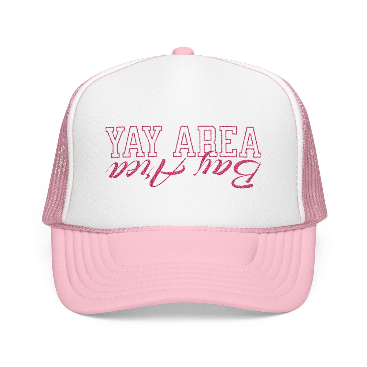 w8v clothing Hats > Trucker Hats Yay Area Pink Trucker Hat Yay Area Pink Trucker Hat