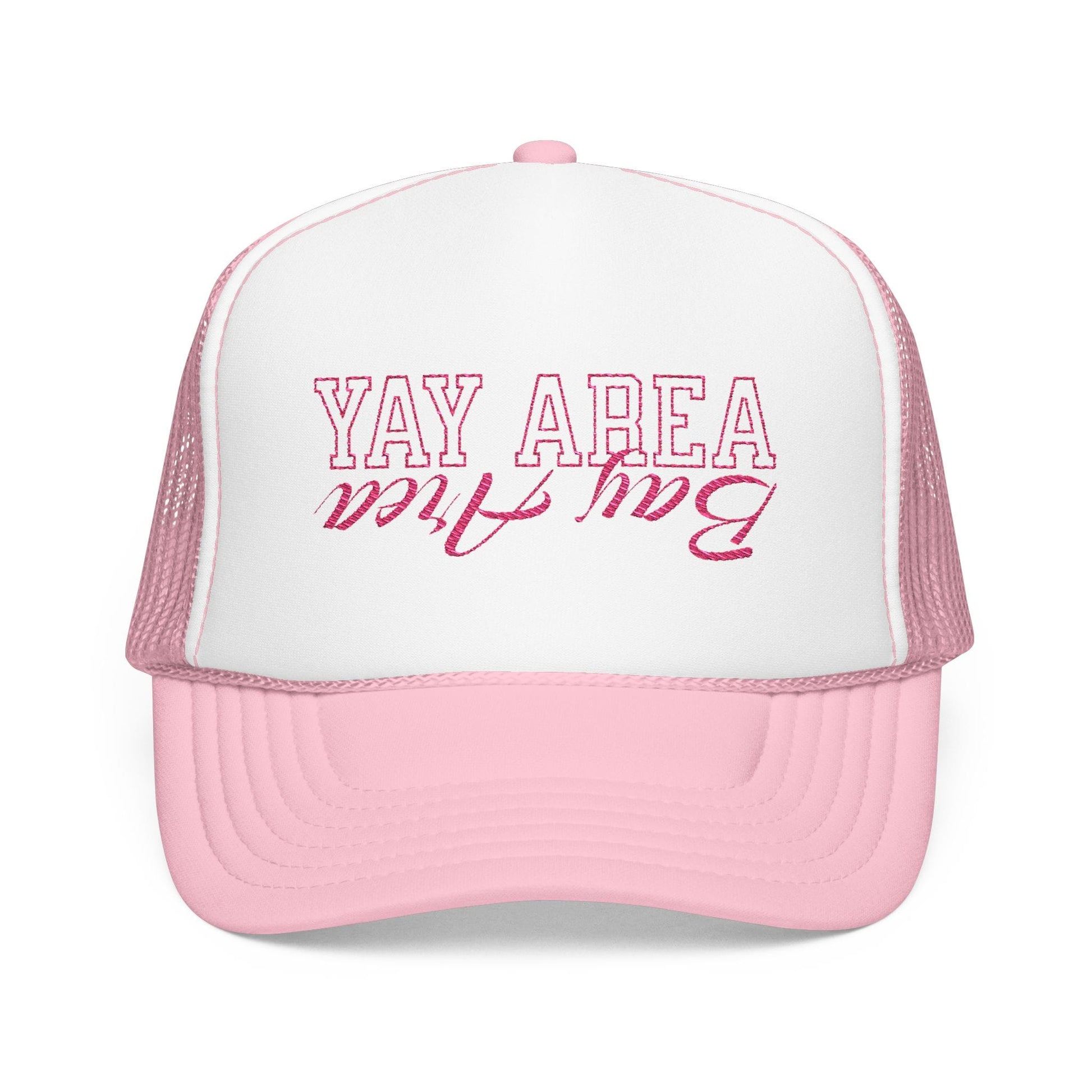 w8v clothing Hats > Trucker Hats Yay Area Pink Trucker Hat Yay Area Pink Trucker Hat