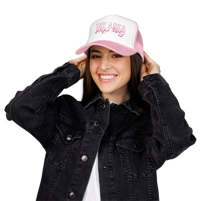 w8v clothing Hats > Trucker Hats Yay Area Pink Trucker Hat Yay Area Pink Trucker Hat