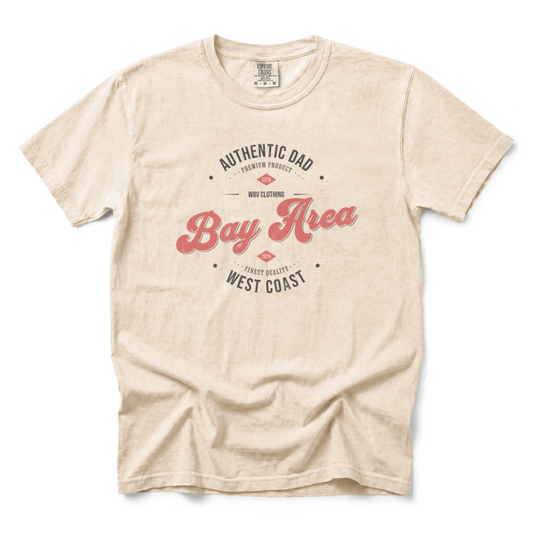 w8v clothing T-Shirt Bay Area Authentic Dad T-Shirt Bay Area Authentic Dad T-Shirt
