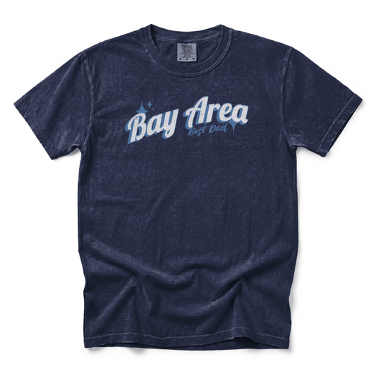 w8v clothing T-Shirt Bay Area Best Dad Wavy T-Shirt Bay Area Best Dad Wavy T-Shirt