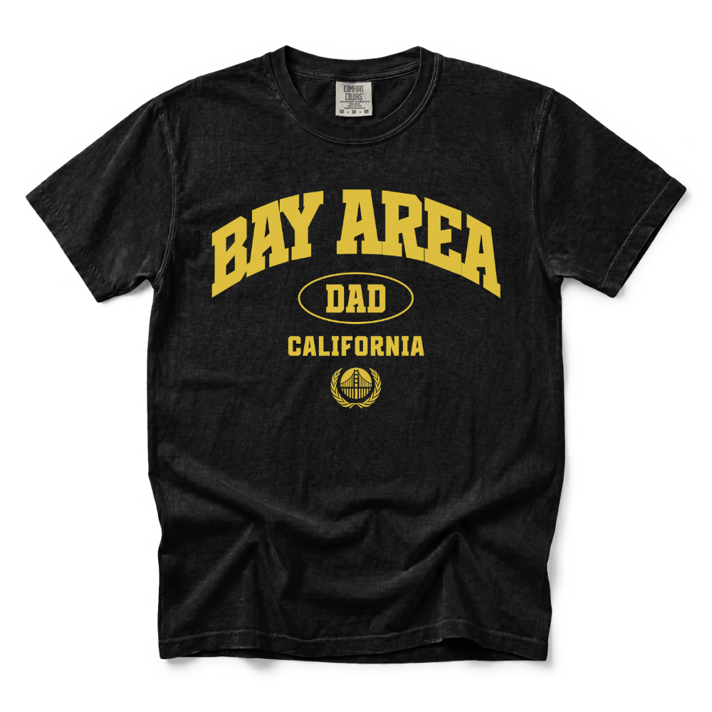 w8v clothing T-Shirt Bay Area California Dad T-Shirt Bay Area California Dad T-Shirt