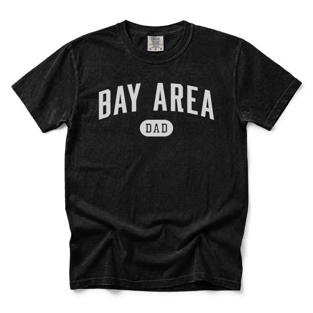w8v clothing T-Shirt Bay Area Dad Statement T-Shirt Bay Area Dad Statement T-Shirt