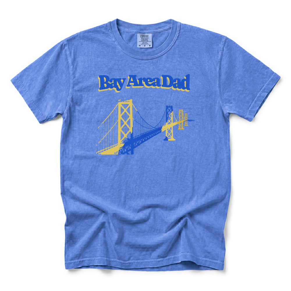 w8v clothing T-Shirt Bay Area Dad T-Shirt Bay Area Dad T-Shirt