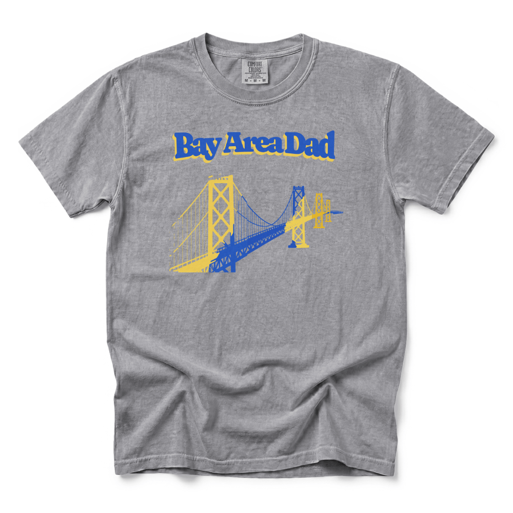 w8v clothing T-Shirt Bay Area Dad T-Shirt Bay Area Dad T-Shirt