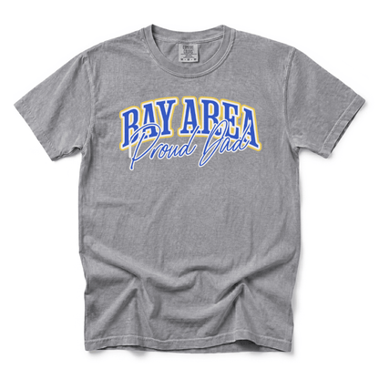 w8v clothing T-Shirt Bay Area Proud Dad T-Shirt Bay Area Proud Dad T-Shirt