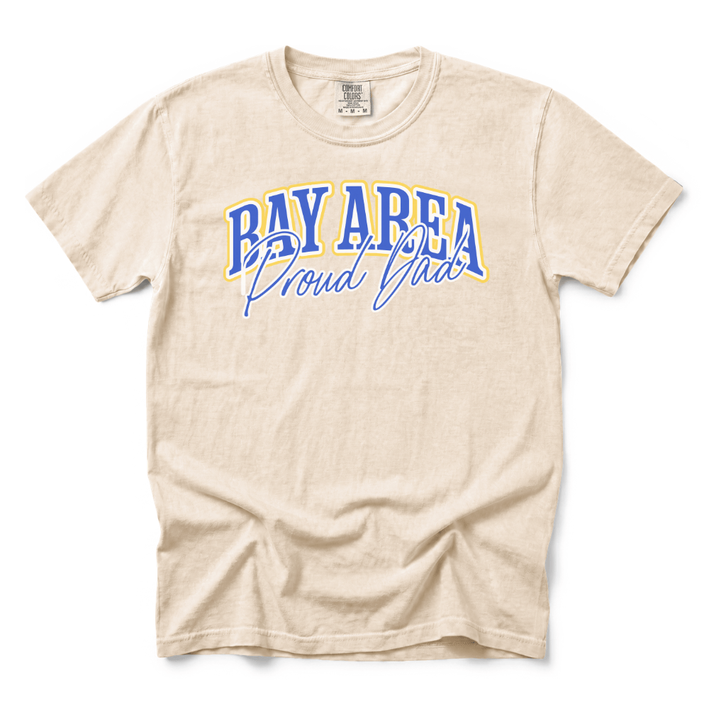 w8v clothing T-Shirt Bay Area Proud Dad T-Shirt Bay Area Proud Dad T-Shirt
