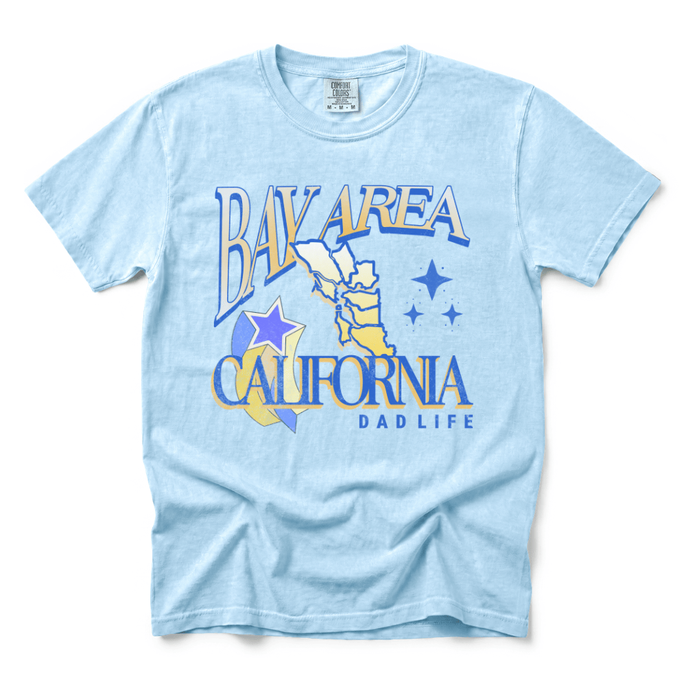 w8v clothing T-Shirt Bay Cali Dad Life T-Shirt Bay Cali Dad Life T-Shirt