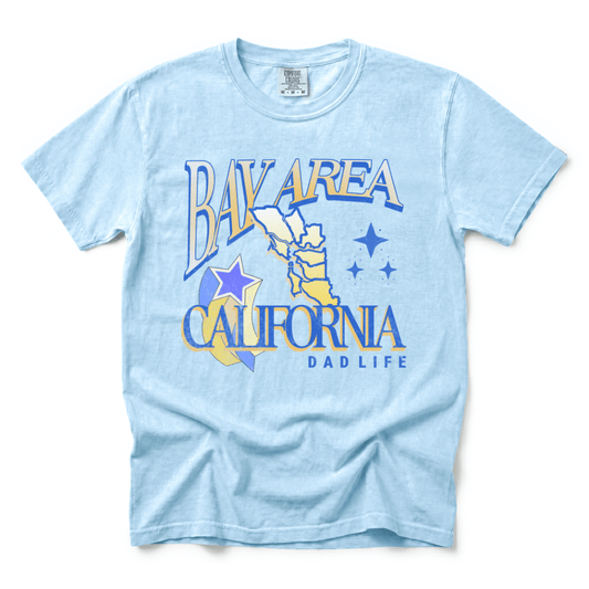 w8v clothing T-Shirt Bay Cali Dad Life T-Shirt Bay Cali Dad Life T-Shirt
