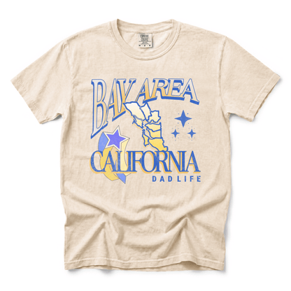 w8v clothing T-Shirt Bay Cali Dad Life T-Shirt Bay Cali Dad Life T-Shirt