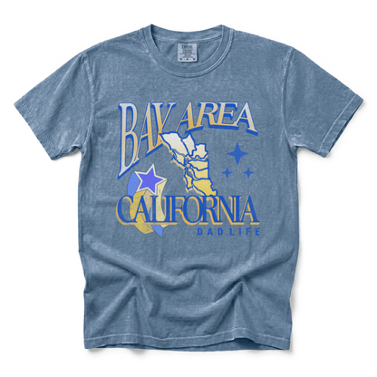 w8v clothing T-Shirt Bay Cali Dad Life T-Shirt Bay Cali Dad Life T-Shirt