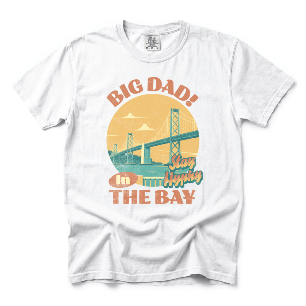 w8v clothing T-Shirt Big Dad In The Bay T-Shirt Big Dad In The Bay T-Shirt
