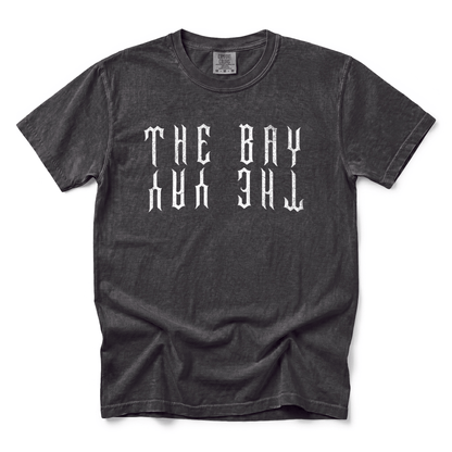 w8v clothing T-Shirt Black Letter Bay Area T-Shirt Black Letter Bay Area T-Shirt