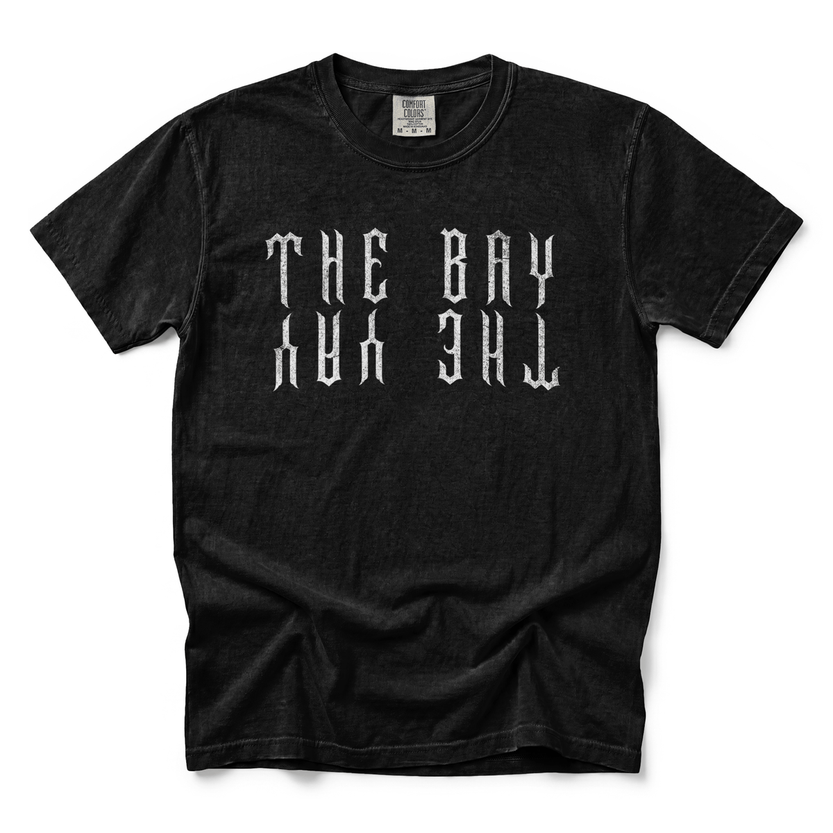 w8v clothing T-Shirt Black Letter Bay Area T-Shirt Black Letter Bay Area T-Shirt