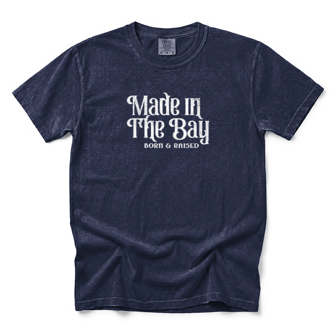 w8v clothing T-Shirt Born & Raised in the Bay T-Shirt Born & Raised in the Bay T-Shirt