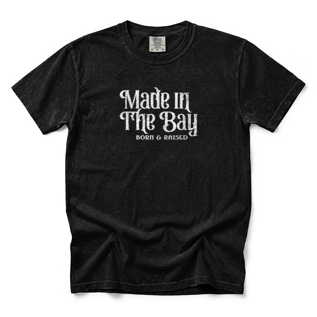 w8v clothing T-Shirt Born & Raised in the Bay T-Shirt Born & Raised in the Bay T-Shirt