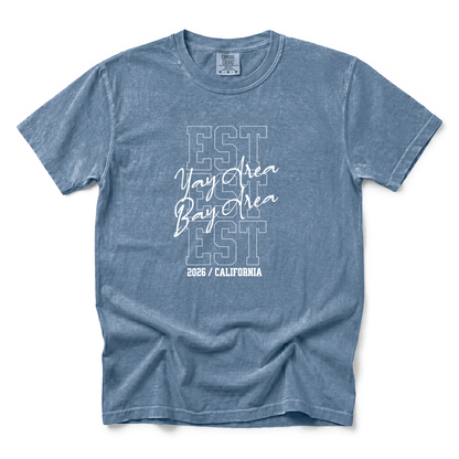 w8v clothing T-Shirt EST 2026 Bay Area T-Shirt EST 2026 Bay Area T-Shirt