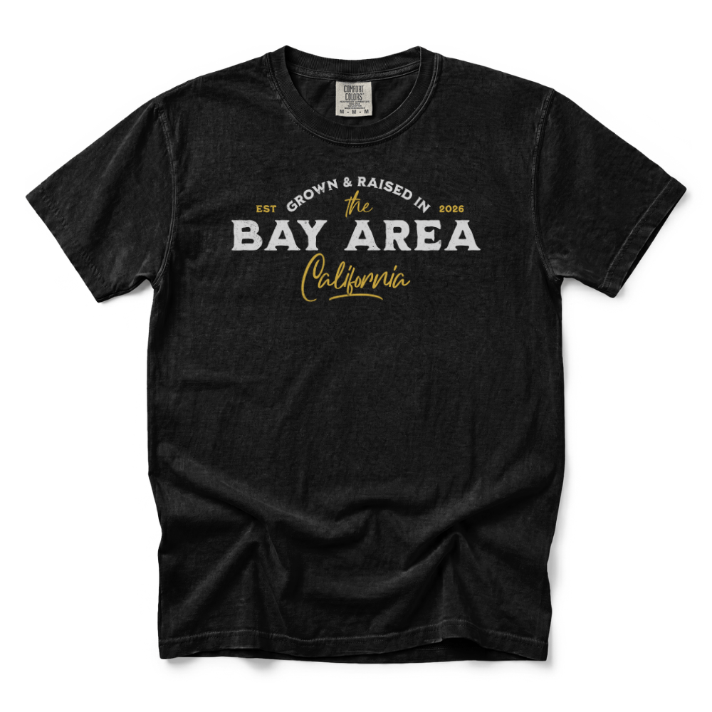 w8v clothing T-Shirt Grown & Raised Bay Area T-Shirt Grown & Raised Bay Area T-Shirt