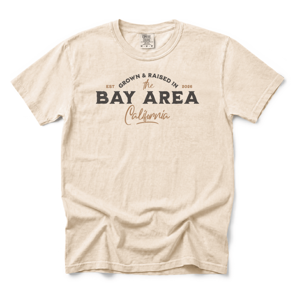 w8v clothing T-Shirt Grown & Raised Bay Area T-Shirt Grown & Raised Bay Area T-Shirt