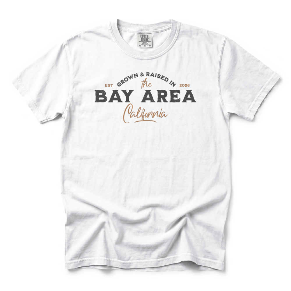 w8v clothing T-Shirt Grown & Raised Bay Area T-Shirt Grown & Raised Bay Area T-Shirt
