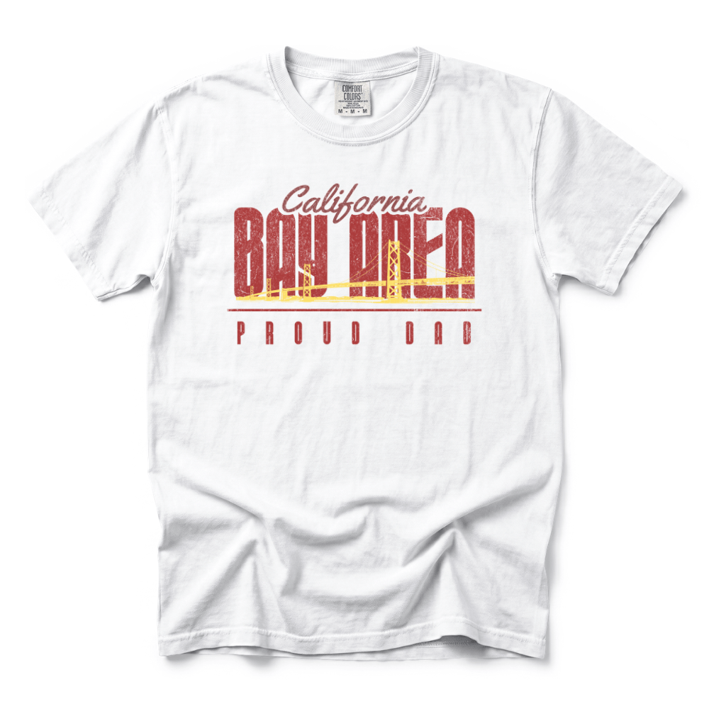w8v clothing T-Shirt Proud Dad Bridge T-Shirt Proud Dad Bridge T-Shirt