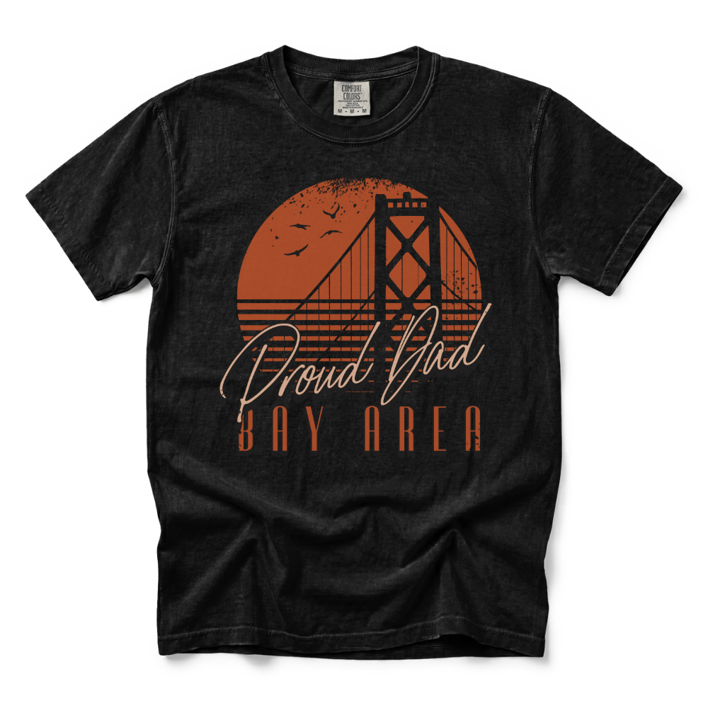 w8v clothing T-Shirt Sunset Proud Dad T-Shirt Sunset Proud Dad T-Shirt
