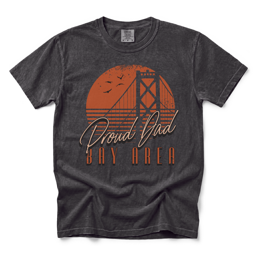 w8v clothing T-Shirt Sunset Proud Dad T-Shirt Sunset Proud Dad T-Shirt