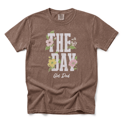 w8v clothing T-Shirt The Bay Floral Girl Dad T-Shirt The Bay Floral Girl Dad T-Shirt