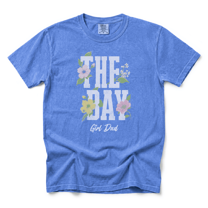w8v clothing T-Shirt The Bay Floral Girl Dad T-Shirt The Bay Floral Girl Dad T-Shirt