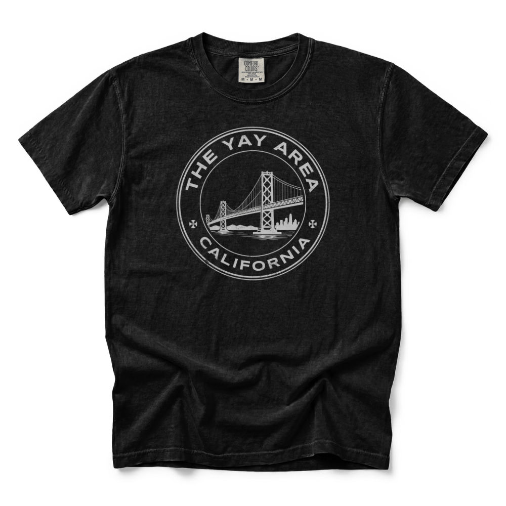 w8v clothing T-Shirt The Yay Area California T-Shirt The Yay Area California T-Shirt