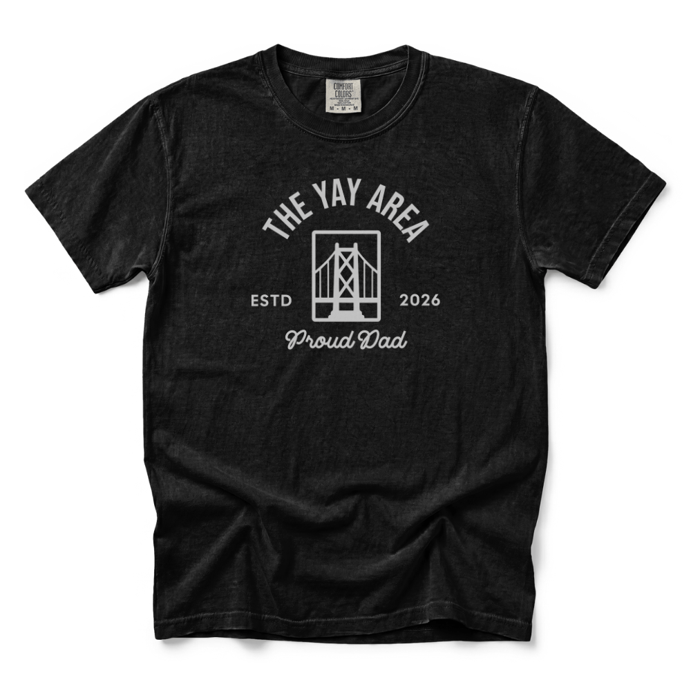 w8v clothing T-Shirt The Yay Area 'Proud Dad' T-Shirt The Yay Area 'Proud Dad' T-Shirt